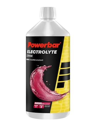 Powerbar Elektrolyte Drink - Himbeere Granatapfel - Isotonisches Sportgetränk mit 5 Elektrolyten, ohne Zucker, ideal für Sportler. Fruchtiger Geschmack und enthält essentielle Mineralstoffe für optimale Hydratation.