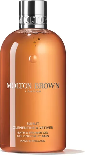 Molton Brown Sunlit Clementine & Vetiver Duschgel 300 ml - Dusch- & Badeartikel mit belebendem Zitrusduft, der Urlaubsstimmung ins Bad holt. Intensiv pflegend für Hautelastizität und langanhaltende Frische.