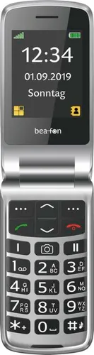 beafon SL495 Silverline - Klapphandy für Senioren, mit SOS Notruftaste und kontrastreichem 2,4" TFT-Display