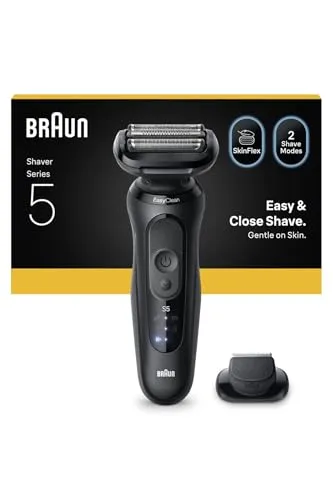 Braun Series 5 52-N1200s Rasierer - Hochwertiger Rasierer mit präziser Schnitt-Technologie für eine sanfte Rasur. Ideal für die tägliche Pflege und Hautschonung.