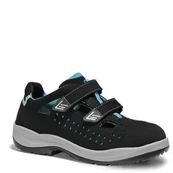 Damen-Sicherheitssandale Impulse Aqua Easy S1P - Größe 37, schwarz - Arbeits- & Schutzkleidung: Diese atmungsaktive, rutschhemmende Sicherheitssandale bietet durchtrittsicheren Schutz und ESD-Eignung, ideal für den Einsatz in feuchten Umgebungen.