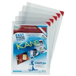 Tarifold Sichthüllen Tarifold A4, Magnetverschluss, selbsthaftend, transparent 3377990007706 Tarifold 5 Stück
