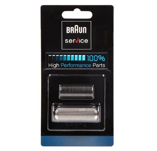 Braun Ersatzscherkopf Kombipack 424 für Type 5419, 5424, 5464, 5469 - Scherköpfe für Braun Rasierer, sorgt für eine präzise und sanfte Rasur dank hochwertigem Scherblatt und Messer, Made in Germany.