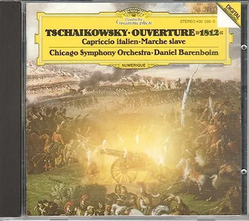 tschaikovsky ouverture solenelle 1812 capriccio italien - chicago symphony orchestra barenboim audio cd