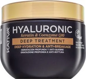 Kativa Hyaluronic Keratin - Coenzyme Q10 Deep Treatment kräftigende Maske mit Hyaluronsäure 300 ml
