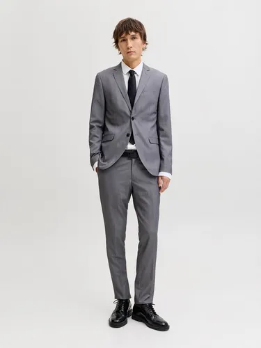JACK&JONES Men's JPRFRANCO Suit NOOS Anzug, Light Grey Melange - Eleganter Anzug für Herren im SUPER Slim FIT, aus strapazierfähigem Twill mit klassischem Muster, ideal für formelle Anlässe.