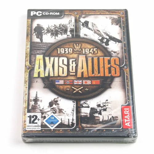 Axis & Allies: Strategisches Brettspiel - Beliebtes Strategiespiel für 2-5 Spieler, fördert Teamarbeit und taktisches Denken in einem spannenden historischen Setting.