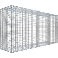 Gabiona C-Ring-Gabione 100 x 200 x 50 cm Maschenw 5 x 5 cm