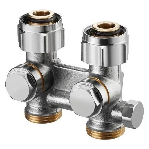 Oventrop ZBU Multiflex Absperrverschraubung 3/4" - Sanitärinstallation, hochwertige Messingkonstruktion für zuverlässige Abdichtung und einfache Entleerung von Rohrleitungen.