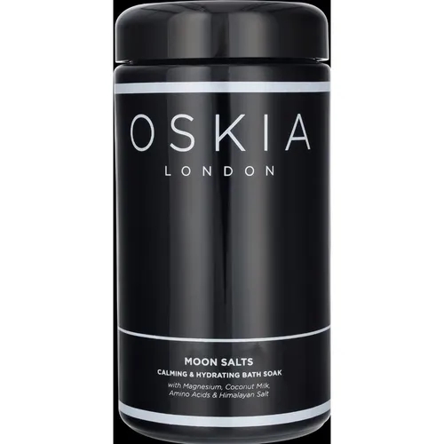 OSKIA LONDON Calming & Hydrating Bath Soak 500 ml - Dusch- & Badeartikel für entspannende Bäder, angereichert mit Magnesium und Kokosmilch für reichhaltige Feuchtigkeit und beruhigende Wirkung.