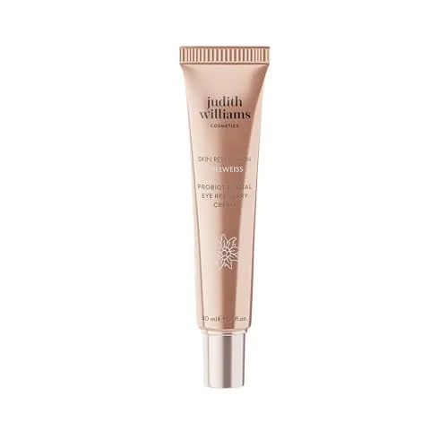 Judith Williams Cosmetics Skin Revolution Edelweiss Probiotic Total Eye Recovery Cream, intensiver Regeneration und Stärkung der Hautbarrierre, 1 x 15 ml