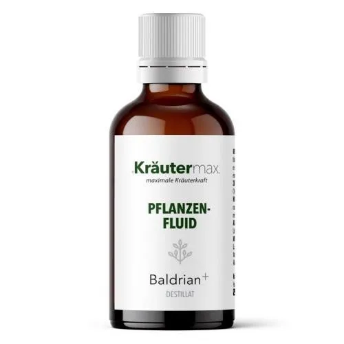Baldrian + Tropfen zum Einnehmen 50 ml - Pflanzliches Ergänzungsmittel Baldrian, unterstützt die Entspannung und fördert einen erholsamen Schlaf.