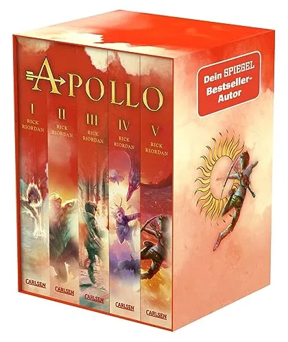 Die Abenteuer des Apollo: Taschenbuchschuber Bände 1-5 - Märchen über griechisch-römische Gottheiten in der modernen Welt, urkomisch und spannend für Leser ab 12 Jahren.