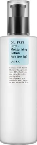COSRX Ölfreie Gesichtslotion mit Birkensaft, 100 ml - Gesichtsreiniger & -wasser, leichte Formel für ölfreie Feuchtigkeit und erfrischte Haut, ideal für tägliche Pflege.