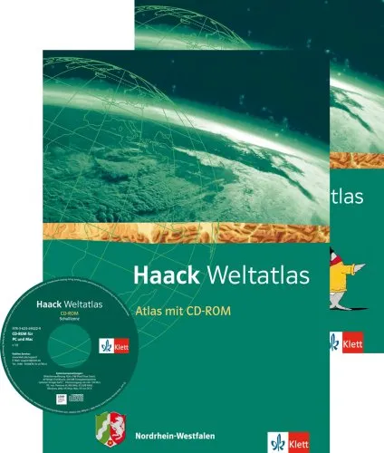 Haack Weltatlas. Ausgabe Nordrhein-Westfalen Sekundarstufe I: Atlas mit CD-ROM und Arbeitsheft Kartenlesen Klasse 5-10
