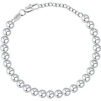 CHRIST Silberarmband Damen - 925er recyceltes Silber, modern und elegant - Silberarmbänder aus recyceltem 925er Silber, mit polierter Oberfläche und maximalem Tragekomfort durch verstellbaren Karabinerverschluss.