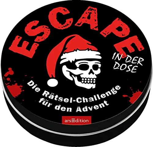 Escape-Adventskalender in der Dose: Die Rätsel-Challenge für den Advent | 24 spannende Rätsel für jeden Tag bis Weihnachten, Adventskalender für Erwachsene