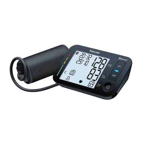 Beurer Oberarm-Blutdruckmessgerät BM 54 - Bluetooth, drahtlose Übertragung und App-Anbindung für einfache Verwaltung Ihrer Messwerte