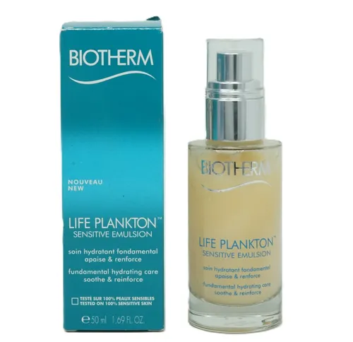 Biotherm Life Plankton Gesichtsemulsion 50ml - Tagespflege mit revitalisierendem Life Plankton, ideal für strahlende und hydratisierte Haut.