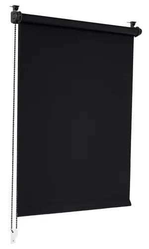 Verdunkelungsrollo Schwarz 50x150cm Klemmrollo Verdunklungsrollo Seitenzugrollo