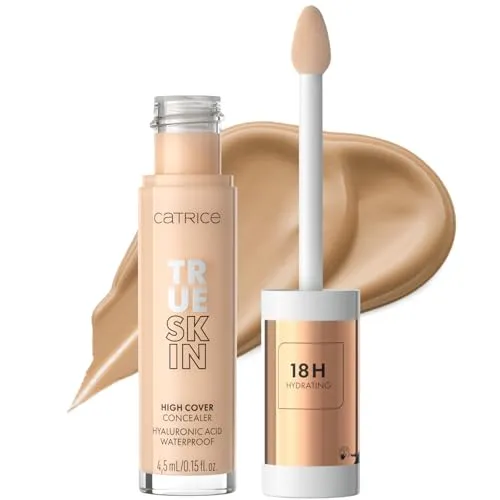 CATRICE True Skin High Cover Concealer 032 Neutral Biscuit – Hohe Deckkraft & Feuchtigkeit – Natürliches, mattes Finish ohne Maskeneffekt – Makeup Vegan & Wasserfest – 4,5 ml