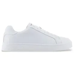 Armani Exchange Herren London Sneaker, Brilliant White, 41 EU - Herren-Sneaker mit hochwertiger Leder-Sohle und auffälligem Logo, ideal für einen stylishen Look im Alltag.