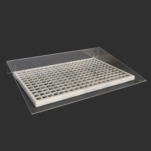 queence Lichtschachtabdeckung - Durchsichtiger Schneeschutz und Regenschutz - Lichtschächte, 70 cm Breite und 45 cm Höhe, schützt zuverlässig vor Schnee, Regen und Schmutz.