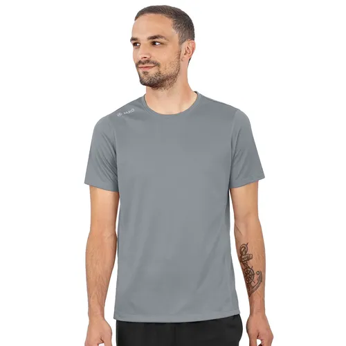 JAKO Lauf-Tshirt Run 2.0 (Polyester-Micro-Mesh) steingrau Herren, Größe: XXL