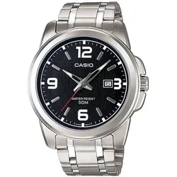 Herren Uhr Casio MTP-1314D-1ADF - Schwarz/Schwarz