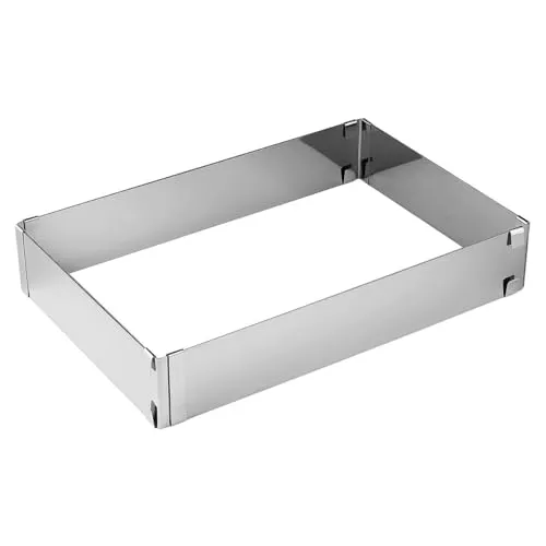 Zenker Backrahmen 30x30 cm - Tortenränder für perfekte Kuchenformen, aus hochwertigem Material für gleichmäßige Backergebnisse und einfache Handhabung.