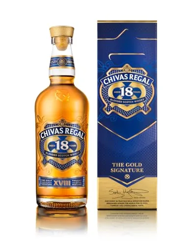 Chivas Regal 18 Years Old - Blended Scotch Whisky, Gold Signature 0,7l