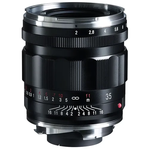 Voigtländer APO-Lanthar 35mm 2.0 VM schwarz für Leica M - Objektiv für Leica M mit 35mm Brennweite und einer maximalen Blende von 2.0, ideal für hochauflösende Aufnahmen in jedem Lichtverhältnis.