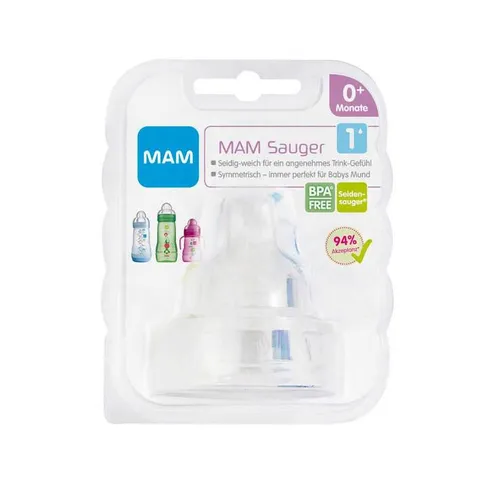 Mam Sauger Größe 1 0 + Monate Silikon Inhalt: 2 St