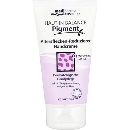 Haut In Balance Pigment Altersfl.-reduz. Handcreme - Handcreme mit pigmentreduzierender Formel, die Altersflecken minimiert und die Haut strafft. Ideal für die tägliche Pflege.