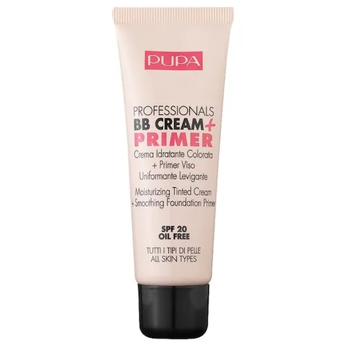 Pupa Professionals BB Cream + Primer SPF 20 002 Sand - 50 ml - Perfekte BB Cream und Primer in einem: Die Pupa Milano BB Cream SPF 20 in 002 Sand vereint Pflege und Make-up für einen strahlenden Teint. Ideal für alle Hauttypen, bietet sie einen leichten Schutz vor UV-Strahlen.