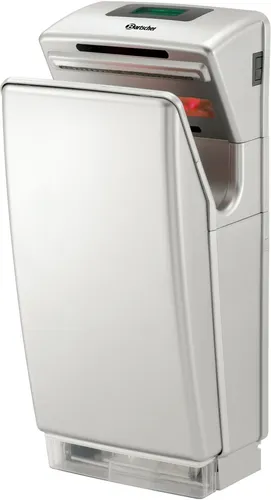 Bartscher Jet 1800 Händetrockner - Sonstige Badaccessoires, hygienisch und wirtschaftlich mit 1,8 kW Leistung, Infrarot-Sensor für automatische Start/Stop-Funktion und schnelle Trocknung in ca. 30 Sekunden.