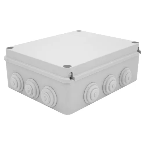 Abzweigdose mit Stufennippeln 250 x 200 x 95 mm IP65 Verteilerdose Abzweigkasten