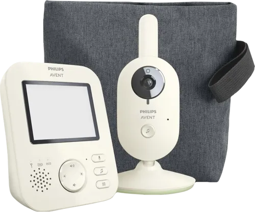 Philips Avent SCD882/26 - Babyphone mit Nachtsichtkamera, tragbar mit Gegensprechfunktion und 10 Stunden Akkulaufzeit
