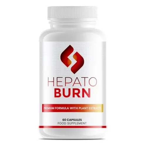 HEPATOBURN Natürlichen Inhaltsstoffen, Himbeerketon und Grüner Tee, Nahrungsergänzungsmittel, 450mg