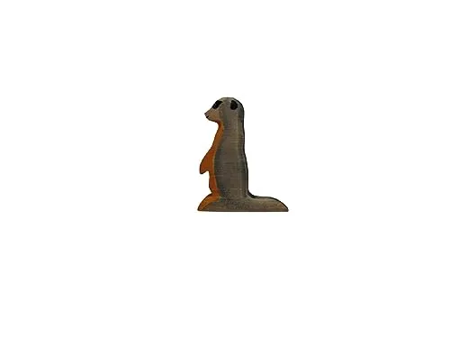 HolzWald - 5987 - Exotische Tiere, Erdmännchen, Holz, Handarbeit, 7cm x 6cm x 2cm