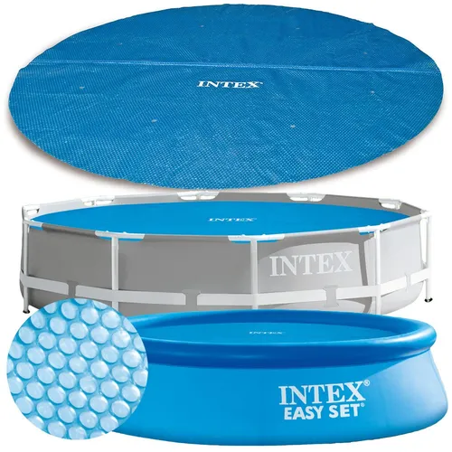 Intex Solarabdeckplane 366 cm - 120 Mikron, reduziert Heizkosten um bis zu 70% und verringert Reinigungsaufwand