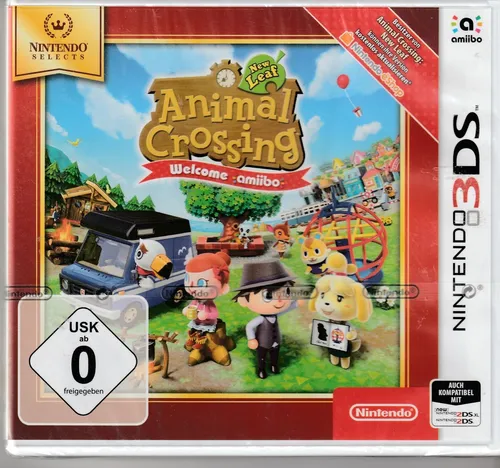 Nintendo 3DS Spiel - Animal Crossing Welcome Amiibo - Games: Neu und OVP, wähle dein Lieblingsspiel aus einer Vielzahl von Titeln, ideal für stundenlangen Spielspaß!