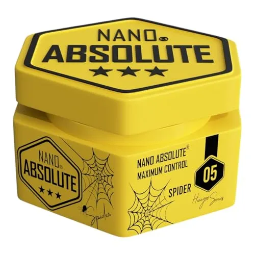 Nano Absolute Aqua Hair Wax 140ml | Haarwachs | Haar Styling Wachs | Haargel | Gel Wax | haar wax herren | barbershop Hair Styling (140ml, 05- Spider)