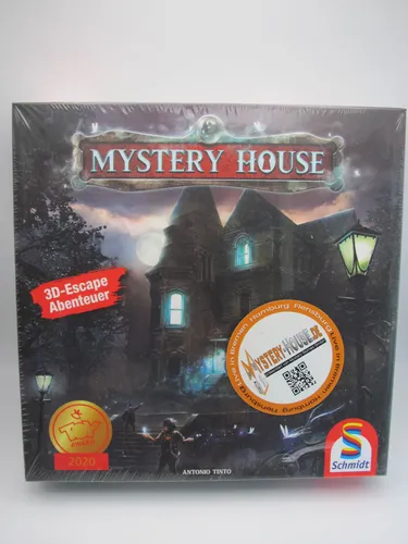 Schmidt Spiele 49373 Mystery House - 3D Escape Spiel für 1-5 Spieler, nachhaltig und mit kostenloser App für unvergessliche Abenteuer