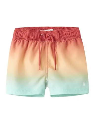 NAME IT Jungen Nmmzoccas Swim Shorts, Limpet Shell, 122