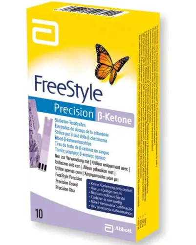 FREESTYLE PREC BETA KETONE 10 St - Präzise Ketontests - Sonstige, ermöglicht präzise Überwachung des Ketonkörpers für optimale Gesundheit und Fitness.