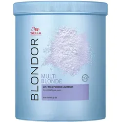 Wella Professionals Blondor Multi Blonde Powder 800g - Hochwertiges Blondierpulver für bis zu 7 Stufen Aufhellung, ideal für coloriertes Haar. Mit Anti-Gelb-Molekülen für klare Blondergebnisse – perfekt für Salonprofis!