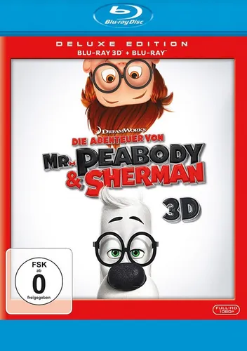 Die Abenteuer von Mr. Peabody & Sherman 3D + 2D # 2-BLU-RAY-NEU