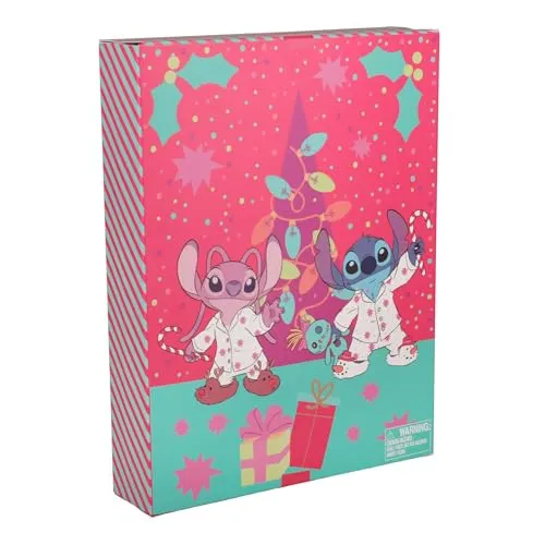 Paladone Disney Stitch Adventskalender - Adventskalender mit 24 Überraschungen, inspiriert von Disneys Lilo & Stitch - perfekt für Disney-Fans jeden Alters!