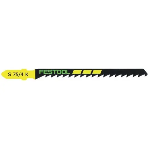 5x FESTOOL Stichsägeblatt, Kurven-Sägeblatt S 75/4 K * 486563 -> neu: 204265